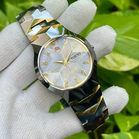 Đồng Hồ R.D cặp đôi Nam Nữ . Vỏ đá ceramic  . Kính sapphire chống trầy . Máy Quartz Nhật . Chống nước tốti