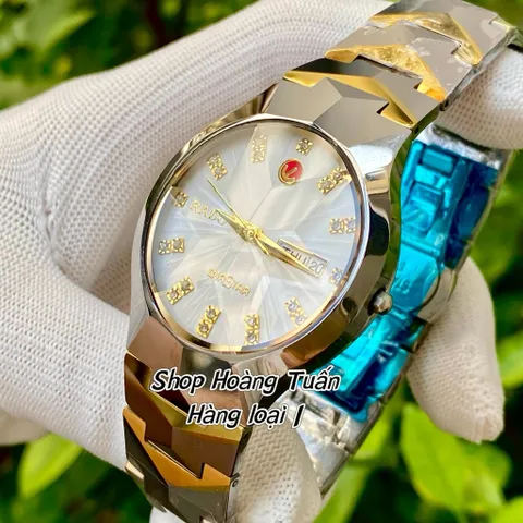 Đồng Hồ R.D cặp đôi Nam Nữ . Vỏ đá ceramic  . Kính sapphire chống trầy . Máy Quartz Nhật . Chống nước tốti