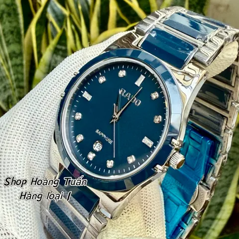 Đồng Hồ cặp đôi Nam Nữ R.D . Vỏ thép bọc đá Ceramic cực sang . Kính sapphire chống trầy . Máy pin Nhật . Chống nước tốt