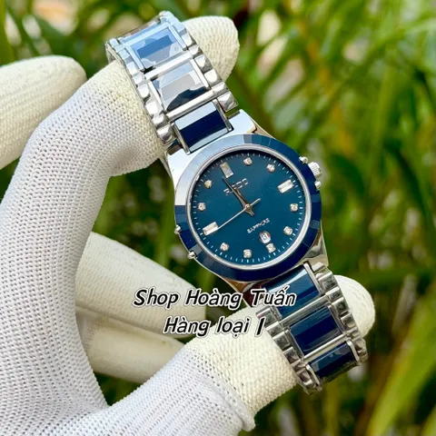 Đồng Hồ cặp đôi Nam Nữ R.D . Vỏ thép bọc đá Ceramic cực sang . Kính sapphire chống trầy . Máy pin Nhật . Chống nước tốt