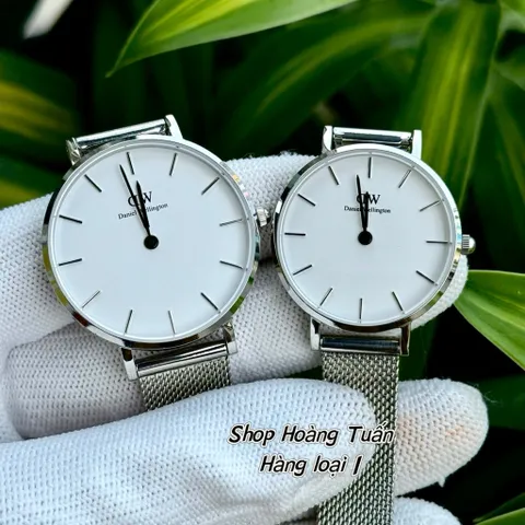 Đồng Hồ cặp đôi Nam Nữ D.W . Fullbox hộp sổ . Kính sapphire chống trầy . Máy Quartz Nhật . Chống nước tốt