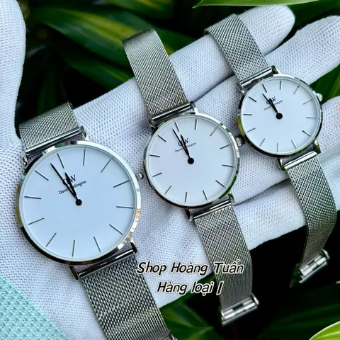 Đồng Hồ cặp đôi Nam Nữ D.W . Fullbox hộp sổ . Kính sapphire chống trầy . Máy Quartz Nhật . Chống nước tốt