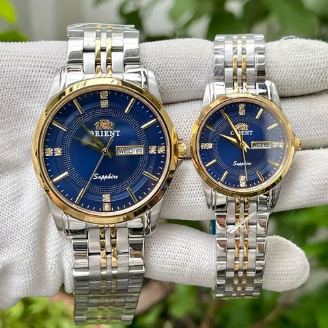 Đồng Hồ cặp đôi 0.R . Kính sapphire chống trầy . Máy Quartz Nhật . Chống nước tốt