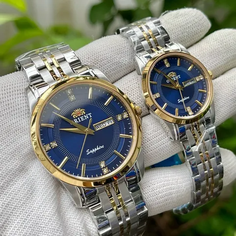 Đồng Hồ cặp đôi 0.R . Kính sapphire chống trầy . Máy Quartz Nhật . Chống nước tốt