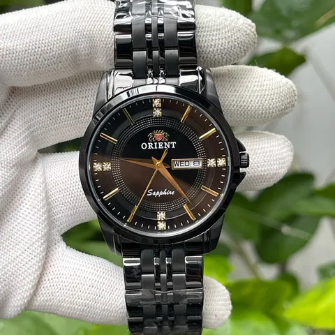 Đồng Hồ cặp đôi 0.R Nam Nữ . Kính Sapphire chống xước . Máy pin 3 kim 2 lịch chuẩn Nhật . Chống nước tốt