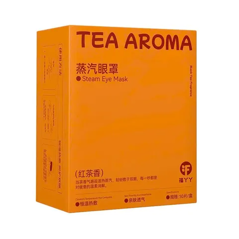 [10 miếng/Hộp] Mắt nạ chườm nóng TEA AROMA hương trà bốn mùa giúp thư giãn đôi mắt