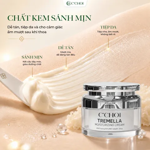 Kem dưỡng ẩm, sáng da, giúp da căng bóng, chống nhăn da, hỗ trợ làm mờ các dấu hiệu lão hóa da C'Choi 