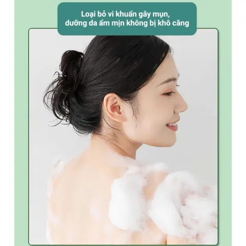 Xà bông tinh dầu trà xanh chống viêm, kháng khuẩn chống mụn, sạch sâu, dưỡng ẩm SIMISI 90G