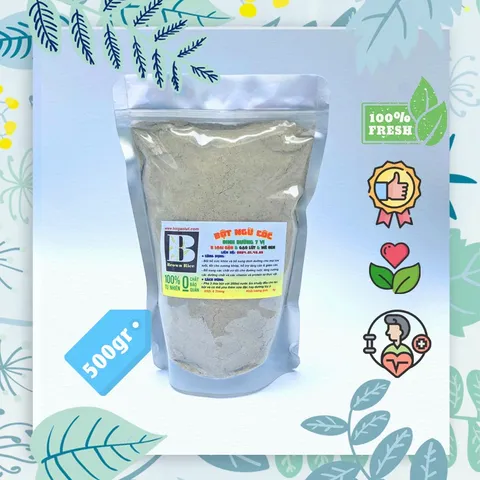Bột ngũ cốc 7 vị Brown Rice 500gr ( 5 loại đậu, gạo lứt, mè đen )