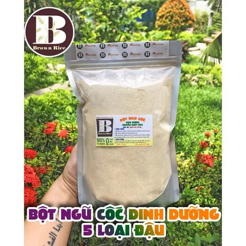 Bột Ngũ Cốc 5 loại đậu rang xay mịn 01kg