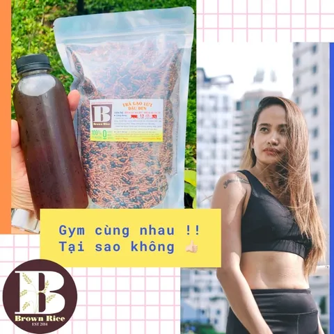 Trà gạo lứt đậu đen Brown Rice 800gr