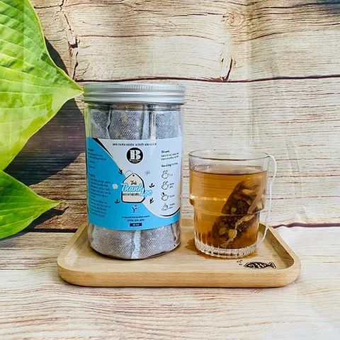 Trà gạo lứt đậu đen hoa nhài hoa cúc detox thanh lọc giảm stress Brown Rice