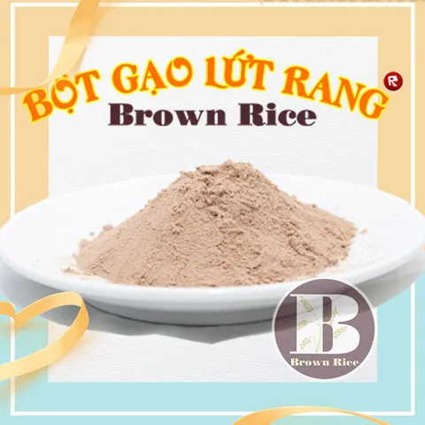Bột gạo lức Rang Tay Thực Dưỡng Brown Rice 800gr