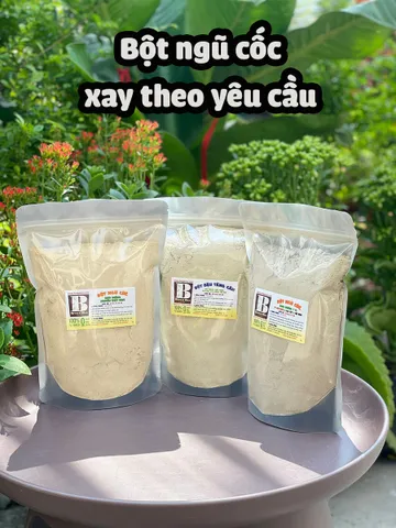 Bột ngũ cốc xay theo yêu cầu ( 5 loại đậu, mè đen, gạo lứt )