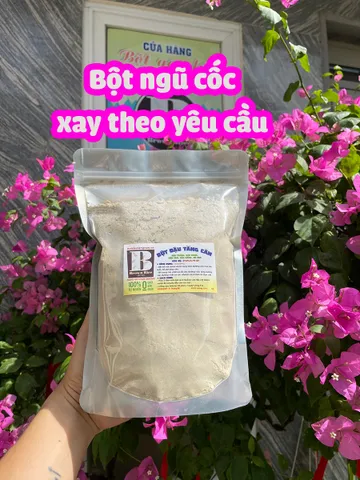 Bột ngũ cốc xay theo yêu cầu ( 5 loại đậu, mè đen, gạo lứt )