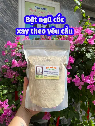 Bột ngũ cốc xay theo yêu cầu ( 5 loại đậu, mè đen, gạo lứt )