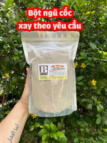 Bột ngũ cốc xay theo yêu cầu ( 5 loại đậu, mè đen, gạo lứt )