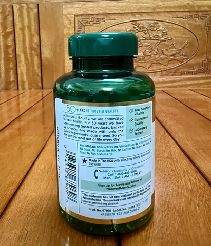 VITAMIN D3 Hãng Nature's Bounty 125mcg {5000IU} Loại 400 viên Hỗ Trợ Châc RăngXương Hàng Xách Tay Của Mỹ