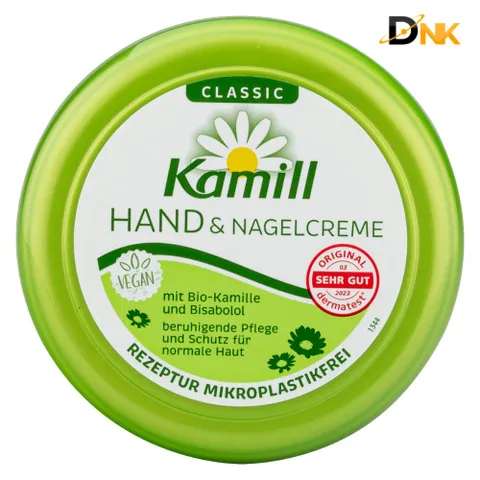 Kem dưỡng tay và móng Kamill Classic 150ml hoa cúc hữu cơ, Đức