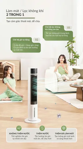 Máy làm mát không khí bằng hơi nước có Ion âm Haatz HBC350