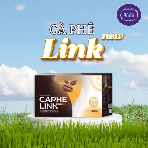 Cà phê Caphe Link new/ vị đậm đà mang lại sự tỉnh táo/ 1 hộp 20gói