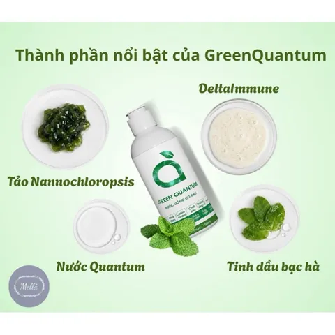 Nước uống cô đặc Green Quantum 150ml / hỗ trợ lanh lọc gan nóng trong