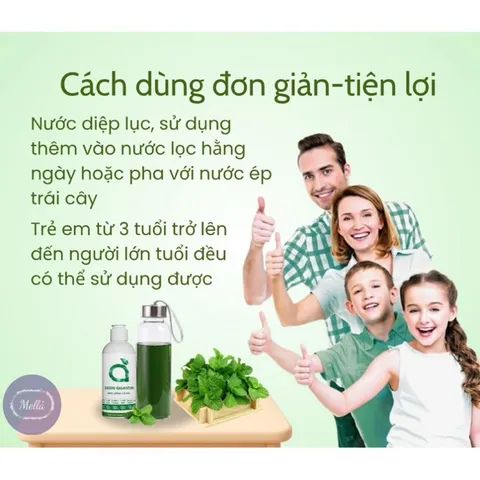 Nước uống cô đặc Green Quantum 150ml / hỗ trợ lanh lọc gan nóng trong