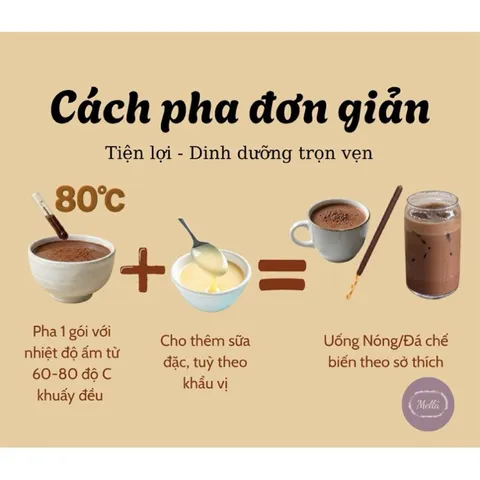 Ngũ cốc dinh dưỡng Vhealth hương socola/ hỗ trợ cung cấp dinh dưỡng cho cơ thể/ 1 hộp 20 gói