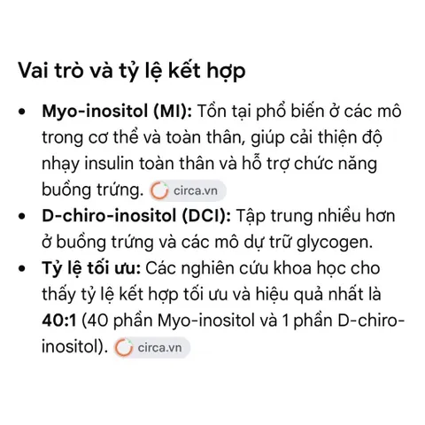 Viên nang Myo+ D-Chiro Inositol LebePur của Đức - Lọ 60V