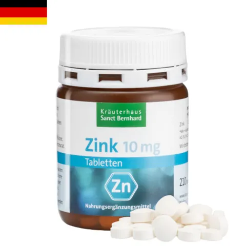 Viên uống Kẽm Krauterhaus Sanct Bernhard Zink 10mg cho người lớn