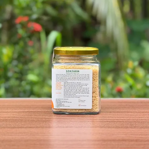 Đường hoa dừa hữu cơ Sokfarm 160g - Đường hữu cơ cho bé ăn dặm.