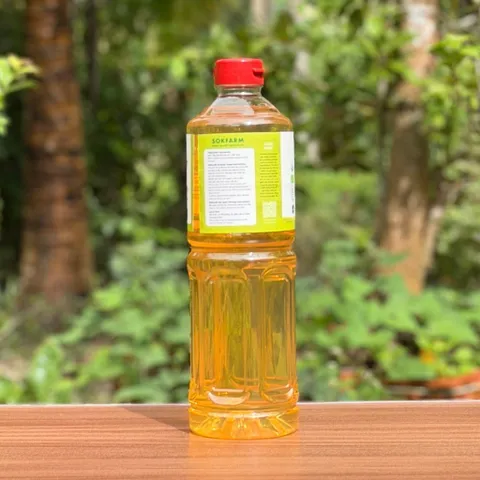 Giấm mật hoa dừa hữu cơ Sokfarm 1 lít.