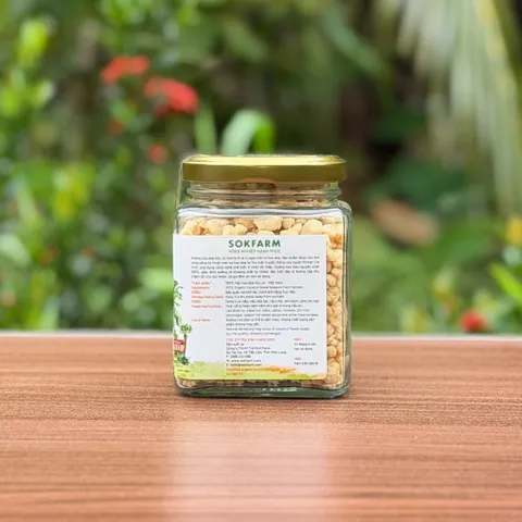 Đường hoa dừa hữu cơ Sokfarm hạt to hũ 150g.