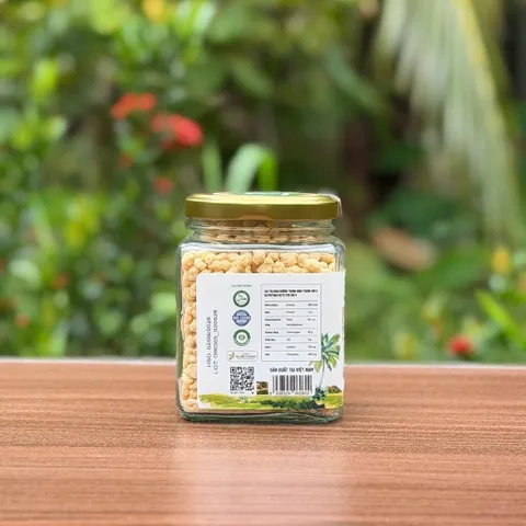 Đường hoa dừa hữu cơ Sokfarm hạt to hũ 150g.