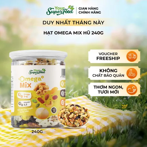 Hạt Dinh Dưỡng Omega Mix, Hũ 240g - Your Superfood