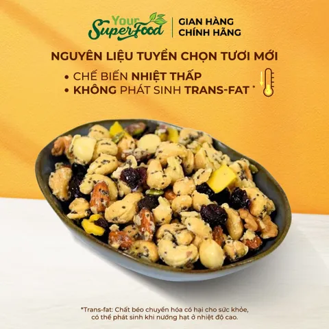 Hạt Dinh Dưỡng Omega Mix, Hũ 240g - Your Superfood
