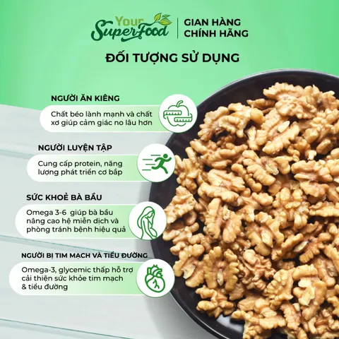 Nhân Óc Chó Chile Thượng Hạng, Nhân - Your Superfood