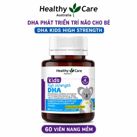 [ Nhập khẩu ] Viên bổ sung DHA Healthy Care của Úc 60 viên