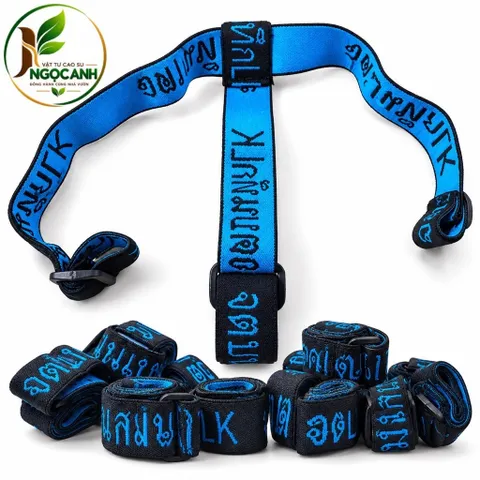 Dây Đội Đầu Gắn Đèn Co Giãn Có Khóa Điều Chỉnh, Dây Đeo Đèn Đi Vườn Cạo Mủ Cao Su