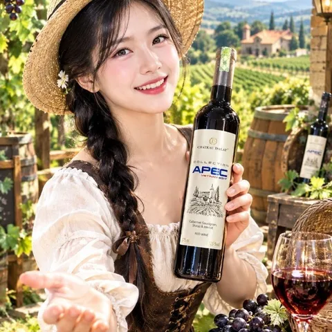 Vang Đỏ Apec Cabernet Sauvignon ( Shiraz & Merlot) Red Wine 12đ.ộ  Chai 375ml - Vang Đà Lạt Ladofoods