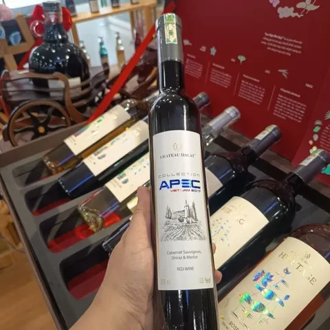 Vang Đỏ Apec Cabernet Sauvignon ( Shiraz & Merlot) Red Wine 12đ.ộ  Chai 375ml - Vang Đà Lạt Ladofoods