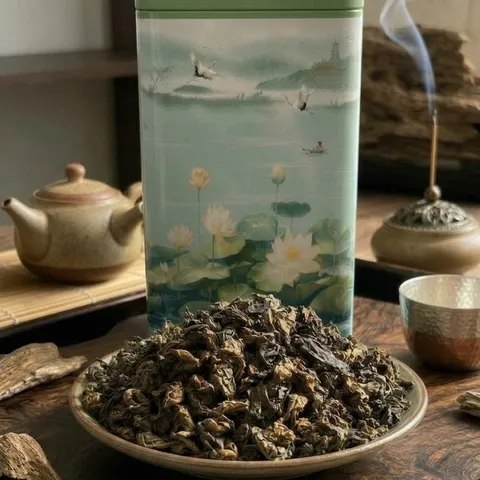 Trà trầm hương được làm từ lá của cây dó bấu đang sinh trầm mùi thơm thanh ngọt dễ uống và rất tốt