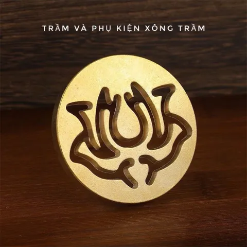 Bộ dụng cụ tạo khuôn đốt bột trầm bằng đồng và Lư đồng ( QUÀ : hộp bột dẫn nhiệt và 10g bột trầm kiến)