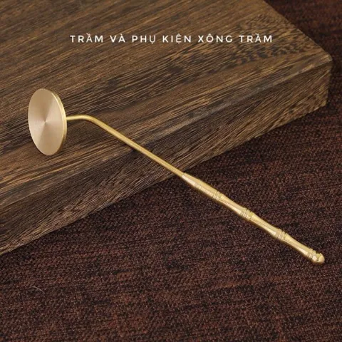 Bộ dụng cụ tạo khuôn đốt bột trầm bằng đồng và Lư đồng ( QUÀ : hộp bột dẫn nhiệt và 10g bột trầm kiến)