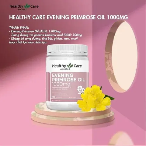 Tinh dầu hoa anh thảo Healthy Care Evening Primrose Oil 1000mg 910502