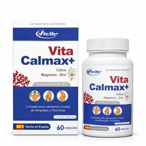 VITA CALMAX bổ sung Canxi tảo biển giúp chắc khỏe xương  phù hợp cho trẻ em trên 6 tuổi, người lớn