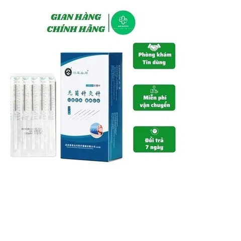 Kim châm cứu Lạc Á dạng vỉ - hộp 100 kim - siêu rẻ - Đủ kích thước