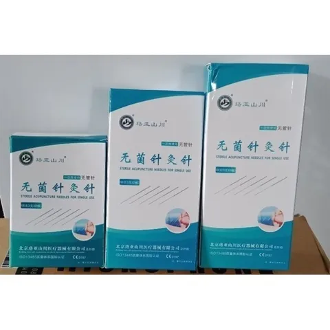 Kim châm cứu Lạc Á dạng vỉ - hộp 100 kim - siêu rẻ - Đủ kích thước