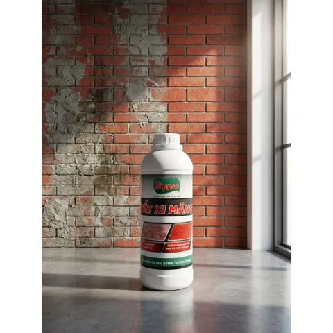 COMBO Tẩy xi măng sàn gạch chai 1l và can tẩy sơn sàn gạch can 1kg