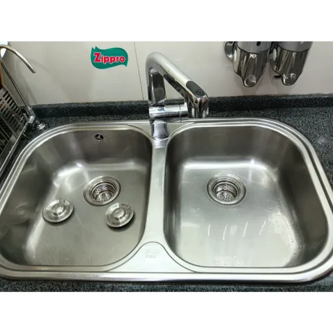 KEM LÀM SẠCH INOX CHAI 600g - Làm sạch cặn canxi trên inox, tẩy Ố Inox,Đánh Bóng Bồn Rửa, Nồi, Thiết bị inox